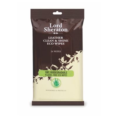Lord Sheraton Leather Clean & Shine Eco Wipes (24 Pack) | R1167