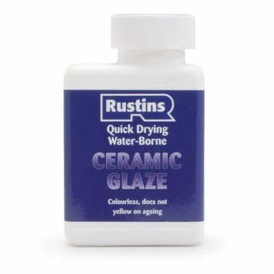 Rustins Acrylic Ceramic Glaze - Clear (250ml)