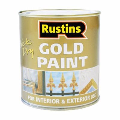 Rustins Gold Paint (250ml)