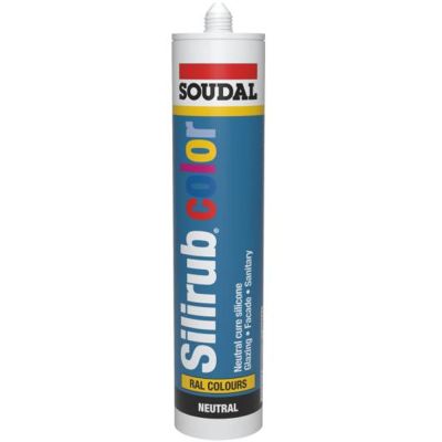 Soudal Silirub Neutral Cure Silicone Sealant - RAL1002 Sand Yellow