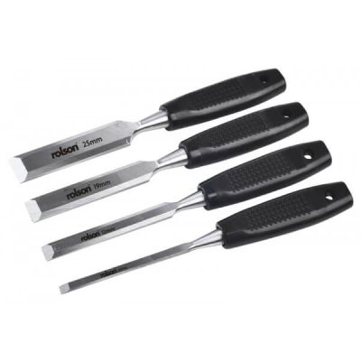 Rolson 4pc Wood Chisel Set