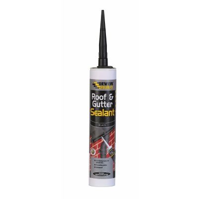 Everbuild Roof & Gutter Sealant - Black (295ml)