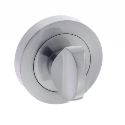 STATUS Satin Chrome WC Turn & Release on Round Rose | T2085
