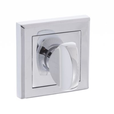 STATUS Polished Chrome WC Turn & Release on Square Rose | T2097
