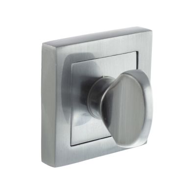 STATUS Satin Chrome WC Turn & Release on S4 Square Rose | T2093
