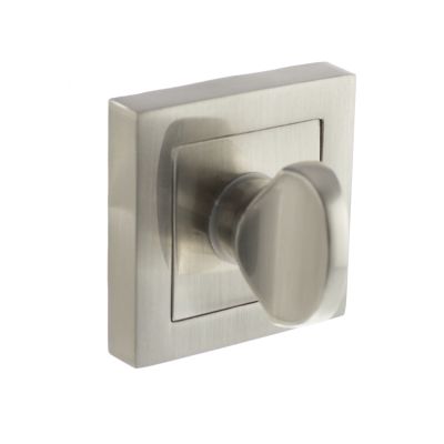 STATUS Satin Nickel WC Turn & Release on S4 Square Rose | T2094