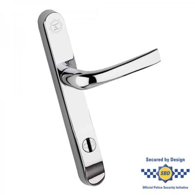 High Security Door Handle Pair: Secure by Design - 220mm