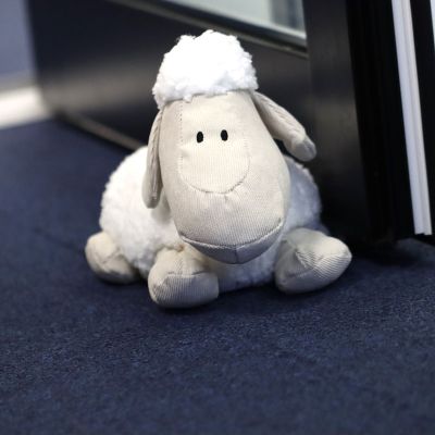 Sunny the Sheep Weighted Animal Doorstop