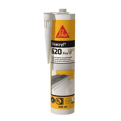 Sikacryl 620 Fire CTR 300ml Silicone Sealant - White | A4850