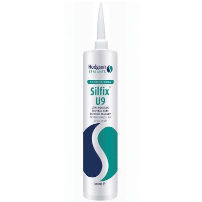 Hodgson Silfix U9 LM Glass & Glazing Silicone Sealant (310ml)