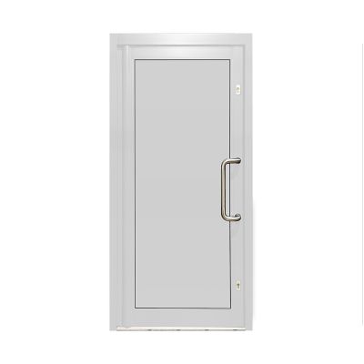 Aluminium Single Door Full Panel - White RAL 9010 (PAS24)