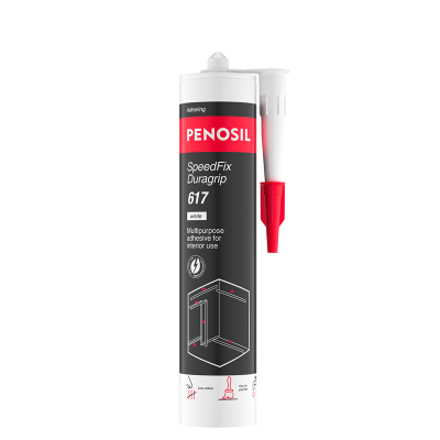 PENOSIL 617 SpeedFix DuraGrip Multipurpose Acrylic Adhesive - White (300ml)