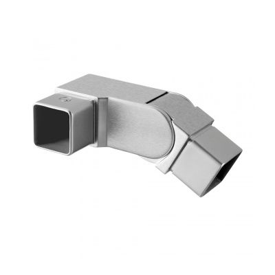 Square Adjustable Angle Connector Right - Flush Fixing