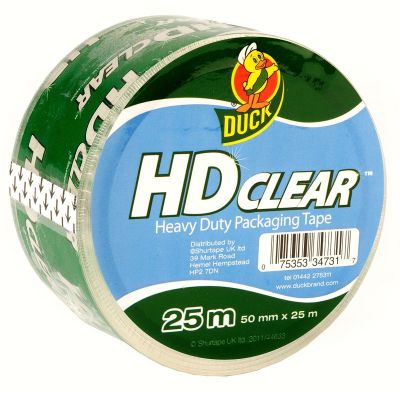 Shurtape Duck Tape Packing Heavy Duty - Clear (50mm x 25m)