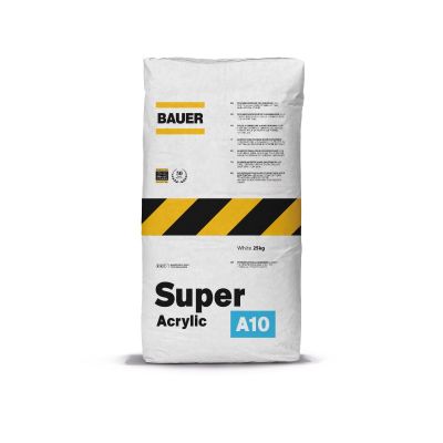Bauer - Super Acrylic - White Tile Adhesive 25kg