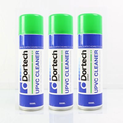 Pack of 3 Dortech Direct UPVC Cleaner Sprays (500ml)