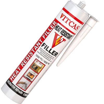 VITCAS Heat Resistant Filler 1000°C - White (310ml)