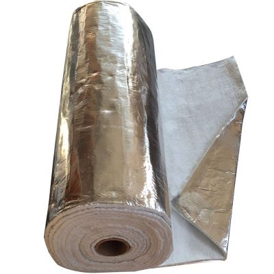VITCAS Aluminium Coated Insulation - Flue Wrap (1m x 12mm x 10m Roll)