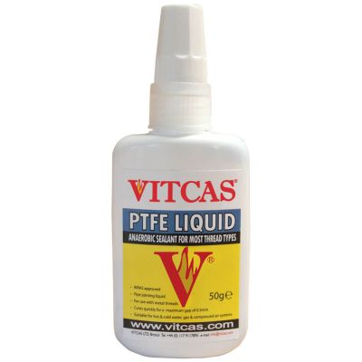 Vitcas PTFE Liquid - Anaerobic Pipe Thread Sealant (50g)