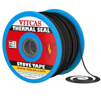 Vitcas Self Adhesive Tape - Black (2mm x 50m)