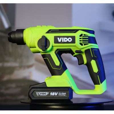 Vido Industrial 18V Rechargeable Cordless Rotary Hammer Drill