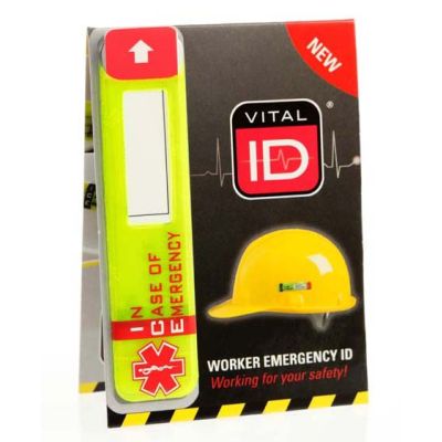 Vital ID Helmet Sticker