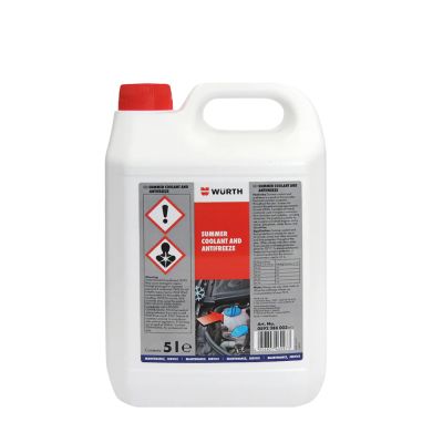 Wurth Concentrated Red Antifreeze and Summer Coolant (5L) | W1042