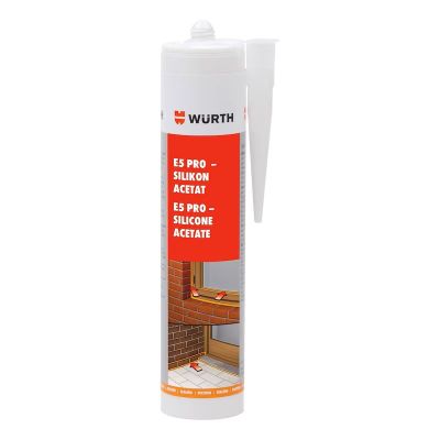 Wurth E5 Pro Silicone Acetate - Aluminium (310ml)