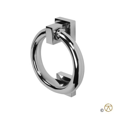 BLU 316 Stainless Steel Ring Door Knocker - Polished Stainless Steel | F3166