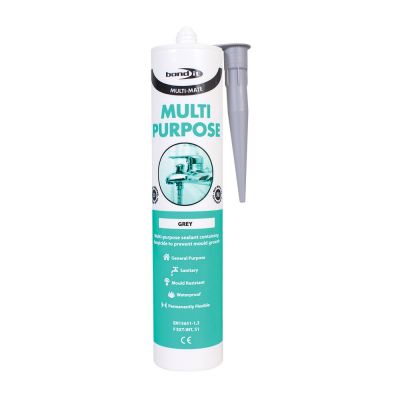 Bond-It Multi Purpose Silicone - Grey (300ml) (EXPIRY APRIL 2025)