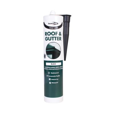 Bond-It Roof-Mate Roof and Gutter Sealant - Black (300ml)