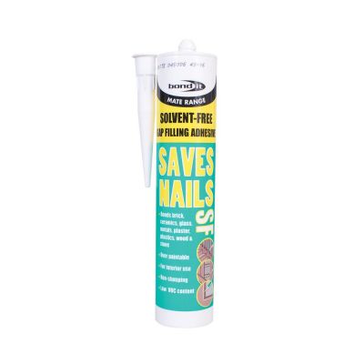 Bond-It Saves Nails Solvent Free - White (300ml)