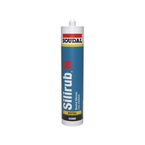 Soudal Silirub N - Neutral Cure Building Silicone Sealant (300ml)