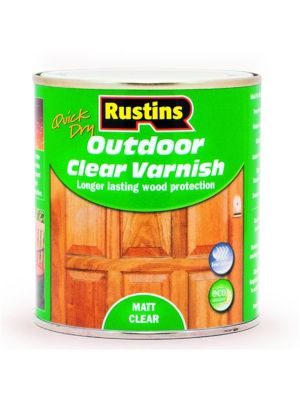 Quick Dry Outdoor Clear Varnish - 500ml