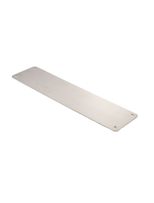 Atlantic Pre-Drilled Door Finger Plates - Satin Stainless Steel (300mm x 75mm) | T2535