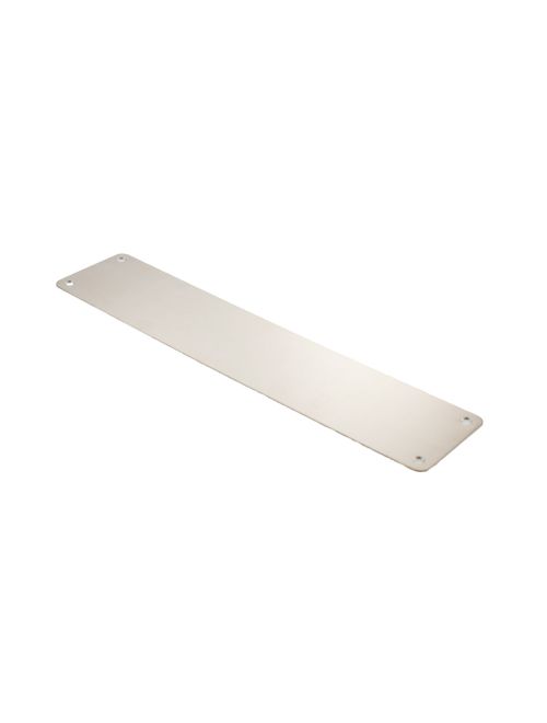 Atlantic Pre-Drilled Door Finger Plates - Satin Stainless Steel (350mm x 75mm) | T2537