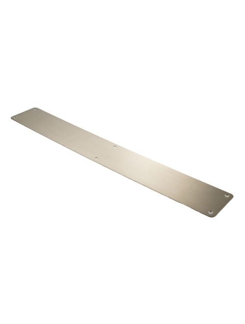 Atlantic Pre-Drilled Door Finger Plates - Satin Stainless Steel (500mm x 75mm) | T2539