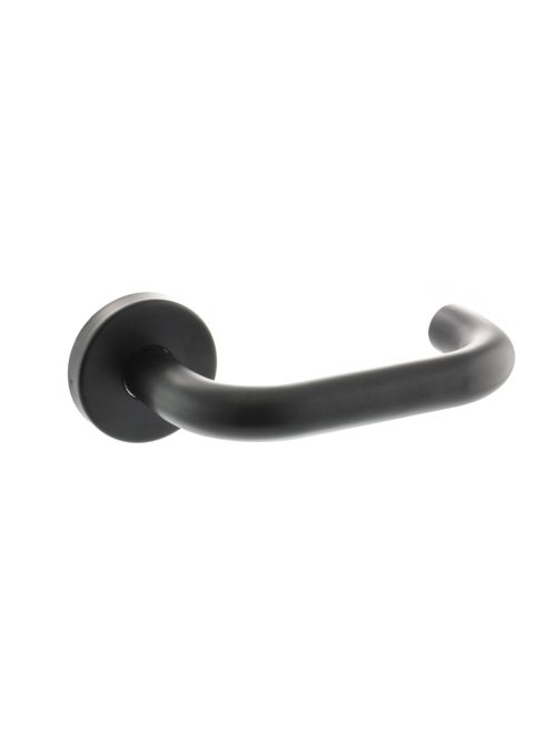 Atlantic Return to Door Lever Pair - Matt Black | T2550