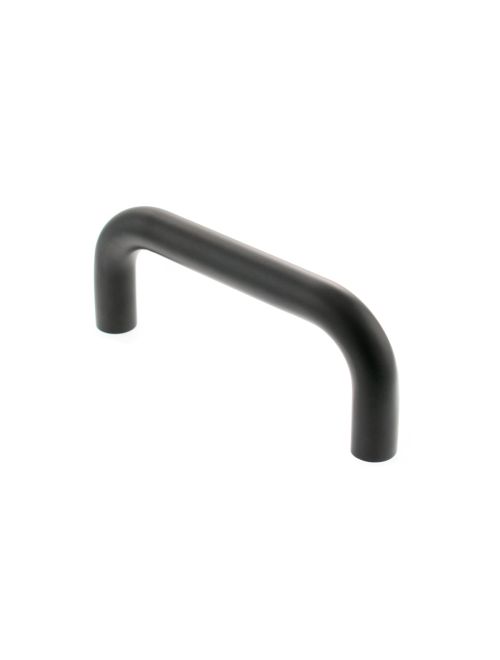 Atlantic D-Shaped Bolt Fix Round Pull Handle - Matt Black (150mm x 19mm) | T2518