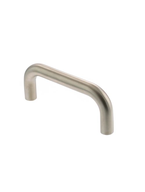 Atlantic D-Shaped Bolt Fix Round Pull Handle - Satin Stainless Steel (150mm x 19mm) | T2519
